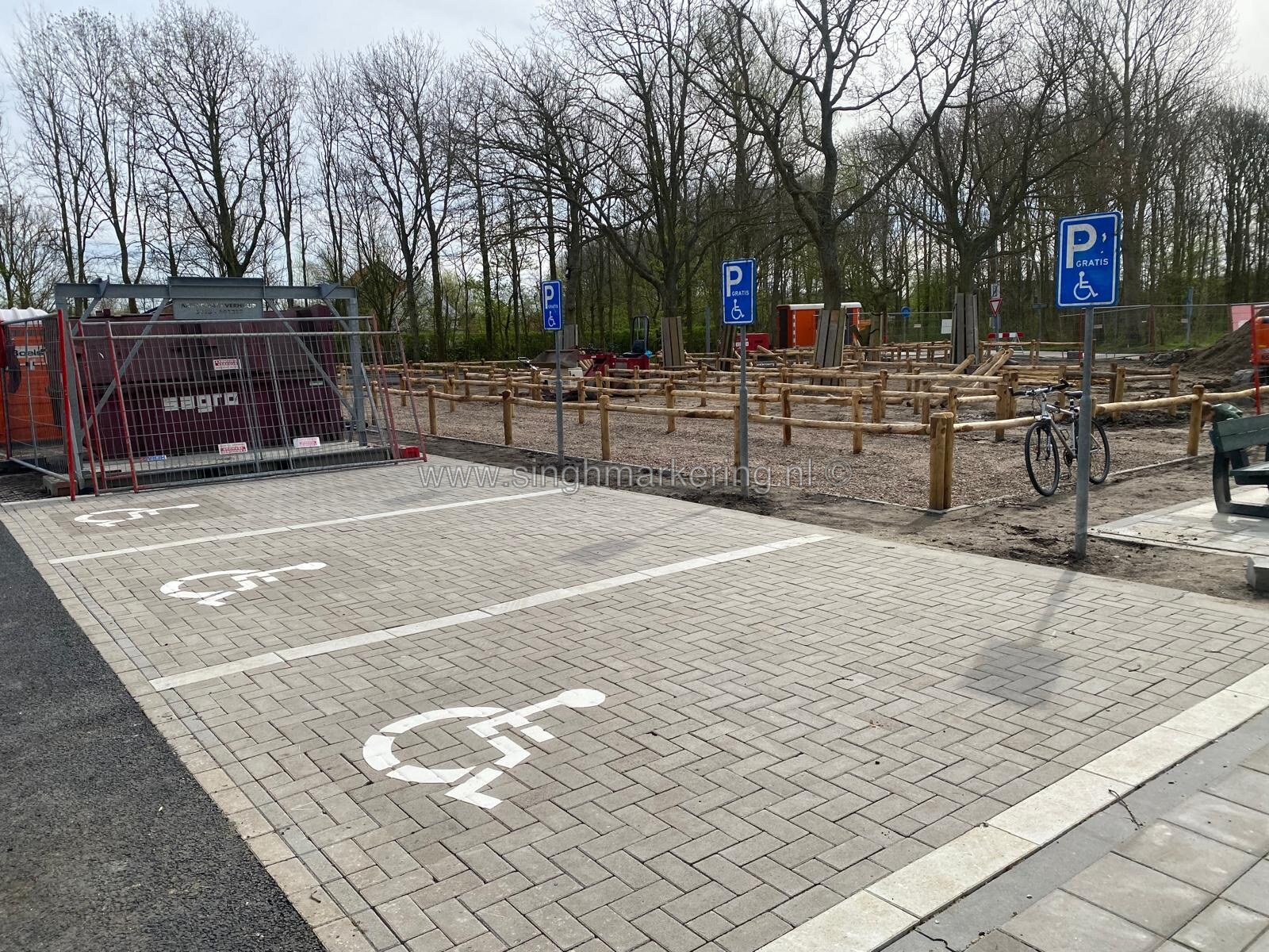 Parkeerplaats renovatie