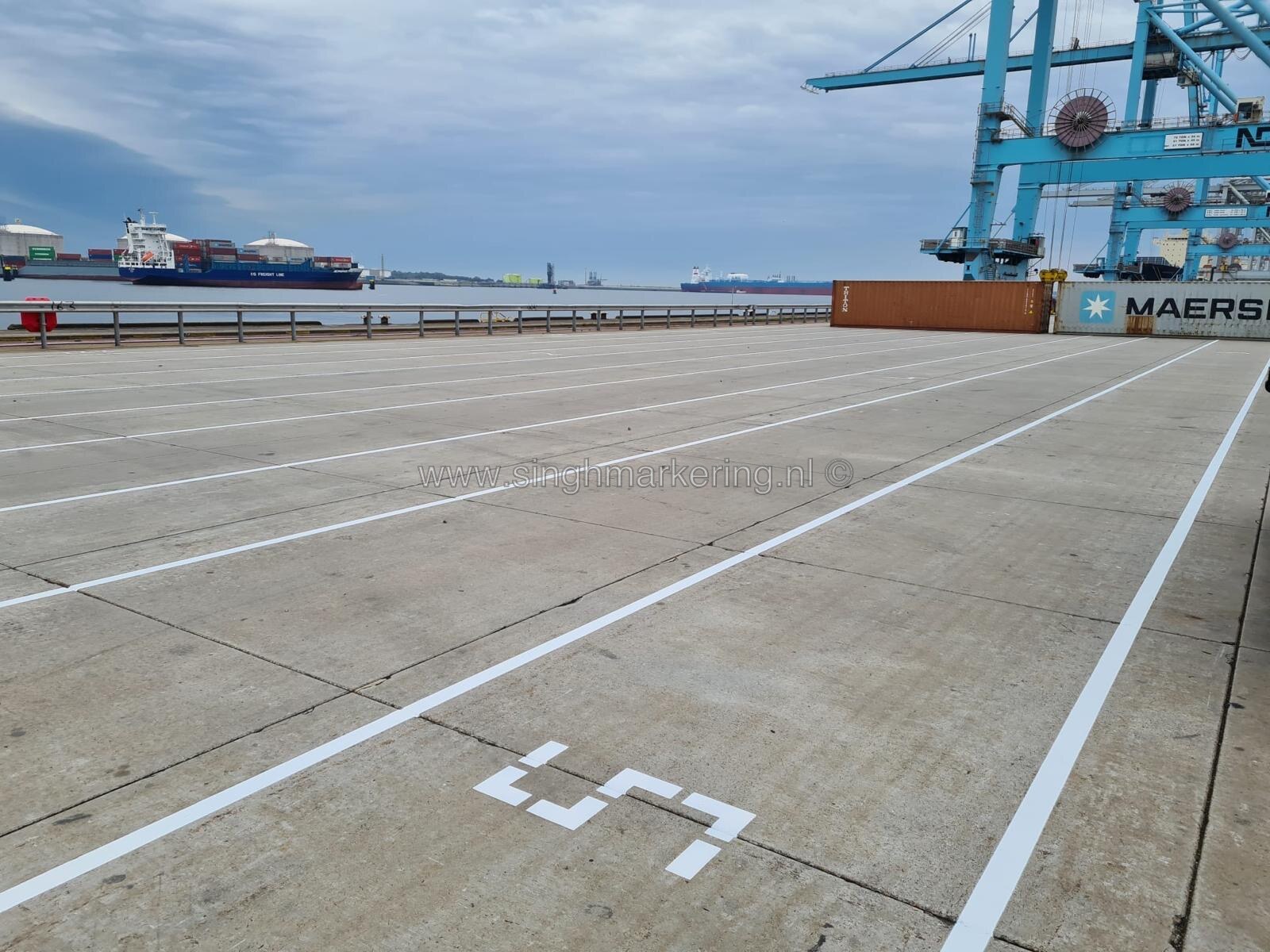 Havengebied markering